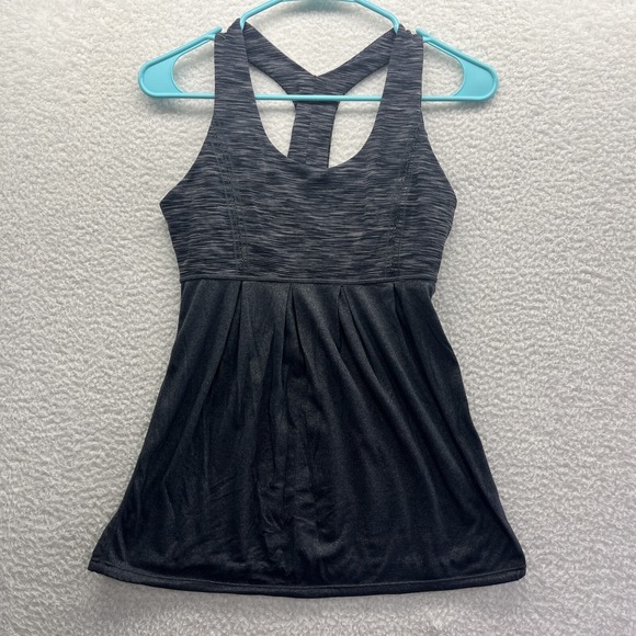 lululemon athletica Tops - Lululemon TankTop Womens 6 Gray Power Yback Sleeveless Gym Yoga‎ Active Workout
